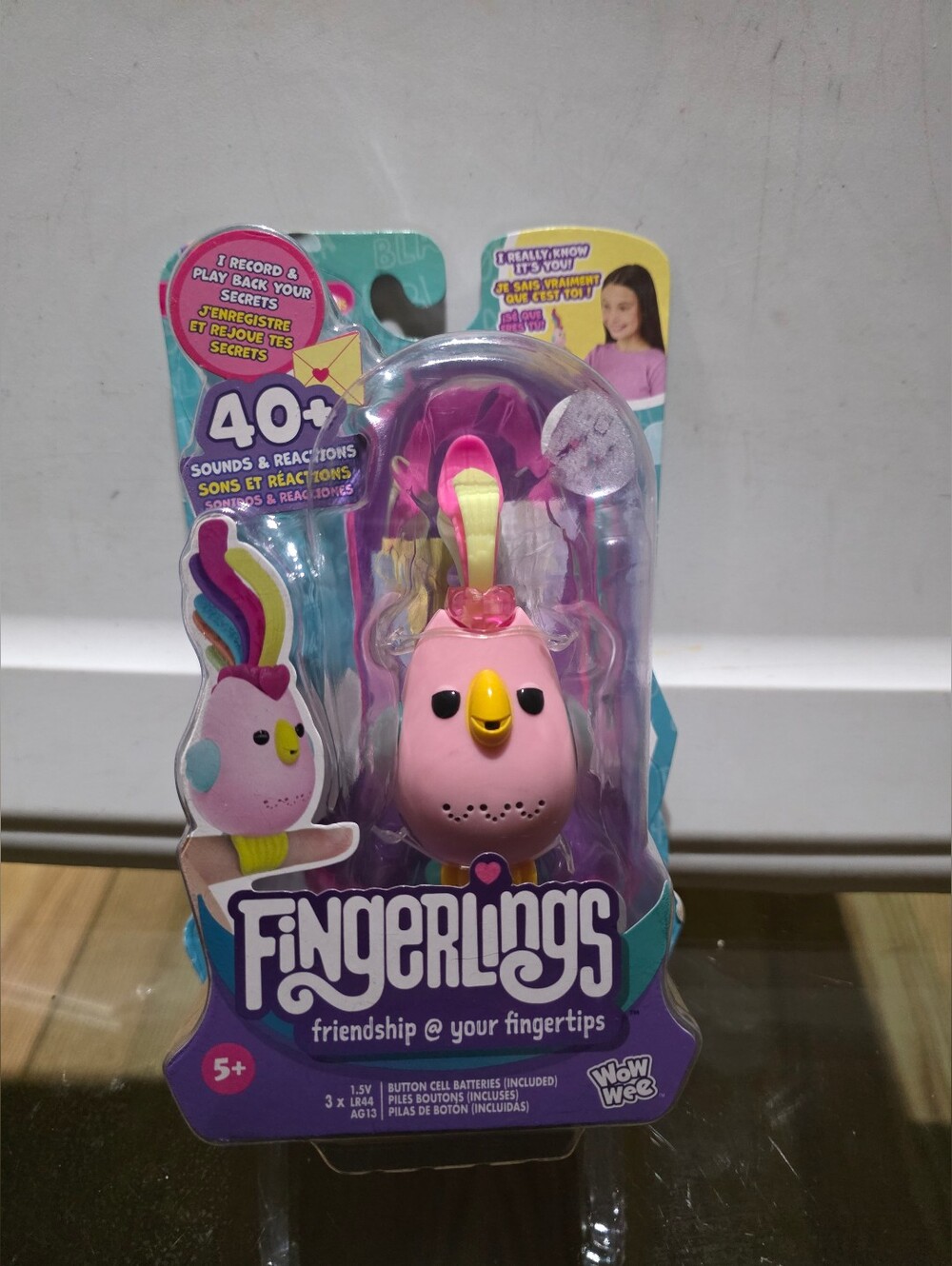 Fingerlings Pink Interactive Bird Toy